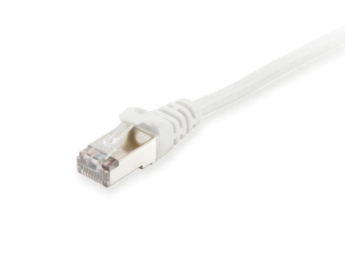 EQUIP 605511 Cat.6 S/FTP Patch Cable, 2.0m , White, 8.34x11.68x2000mm - 2
