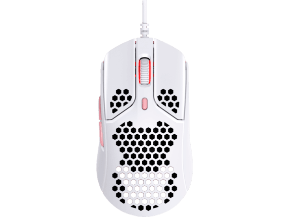 Mouse HP HYPERX Pulsefire Haste, wireless, alb-roz