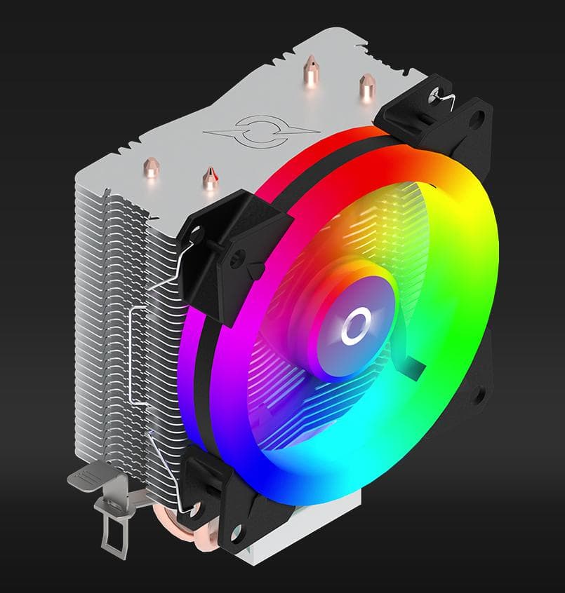 Cooler Procesor AQYRIS PUCK RGB PWM NEGRU - 3
