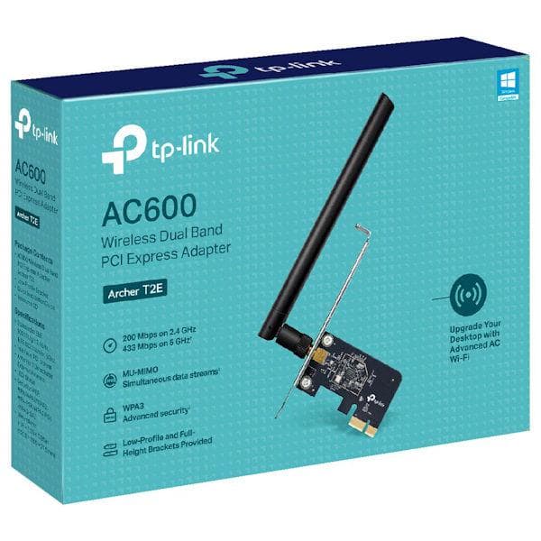 Placa de retea wireless TP-LINK Archer T2E, AC600, WiFI 5, - 2