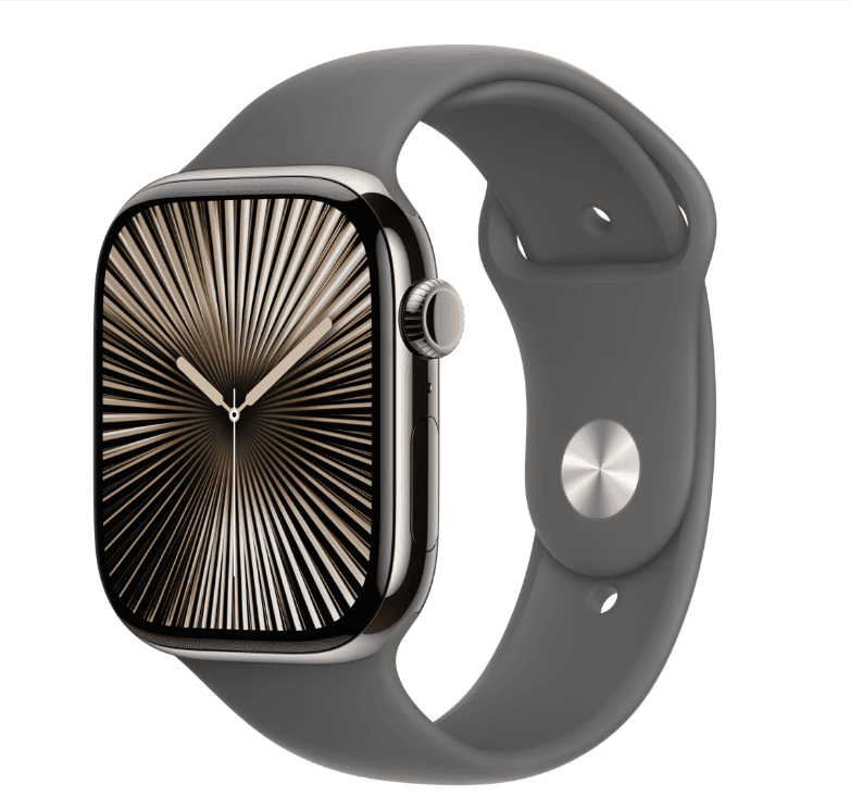 Apple Watch Series 10 GPS + Cellular 46mm Natural Titanium - 2
