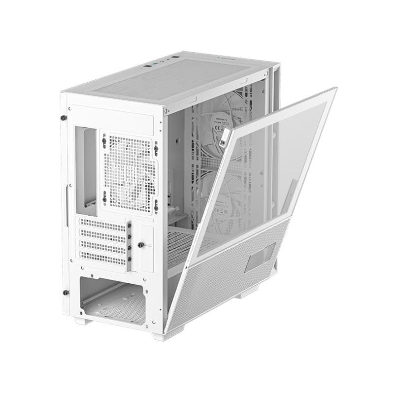 Carcasa DEEPCOOL R-CH360-WHAPE3D-G-1, RGB, Mini Tower, White - 7