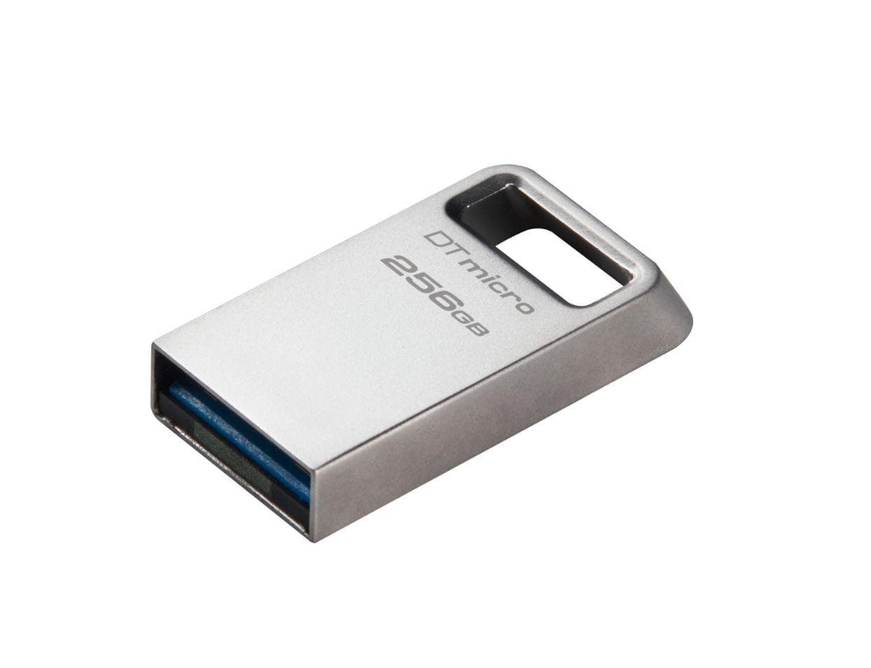 Memorie USB Kingston DataTraveler Micro 256 GB, USB 3.2, Argintiu - 2