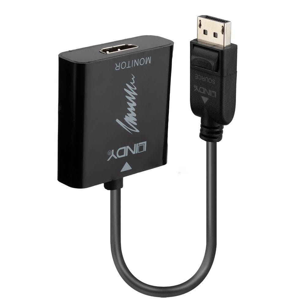 Adaptor Lindy LY-41068, DisplayPort 1.2 to HDMI 2.0 18G Active, - 3