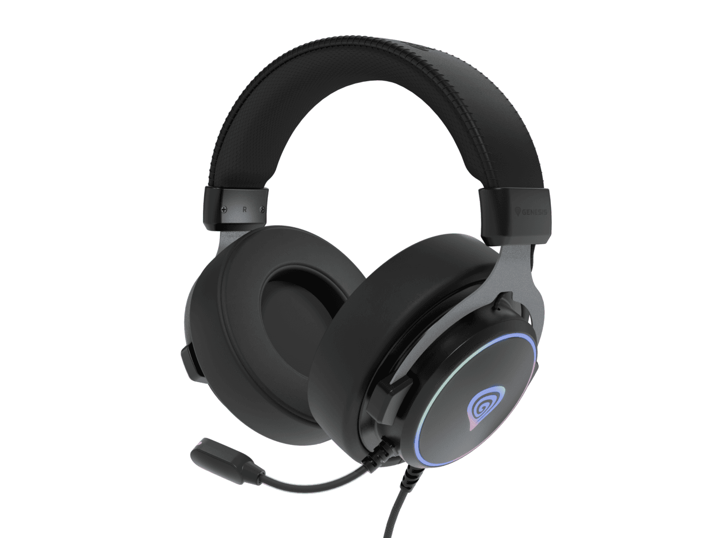 Casti Gaming Head-band Genesis Neon 764, Wired, Negru