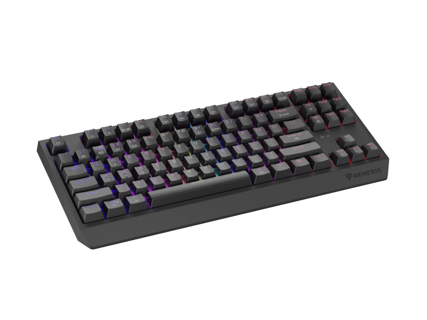 Tastatura gaming mecanica wireless Genesis Thor 230 TKL, iluminare RGB, - 3