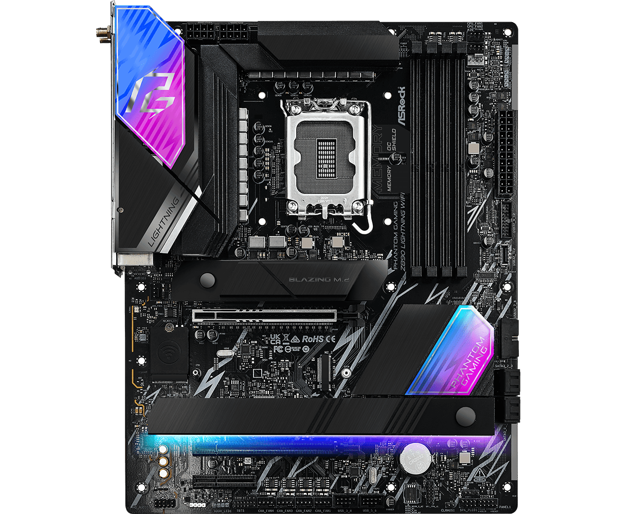 Placa de baza ASRock Phantom Gaming Z890 Lightning WiFi, Socket - 3