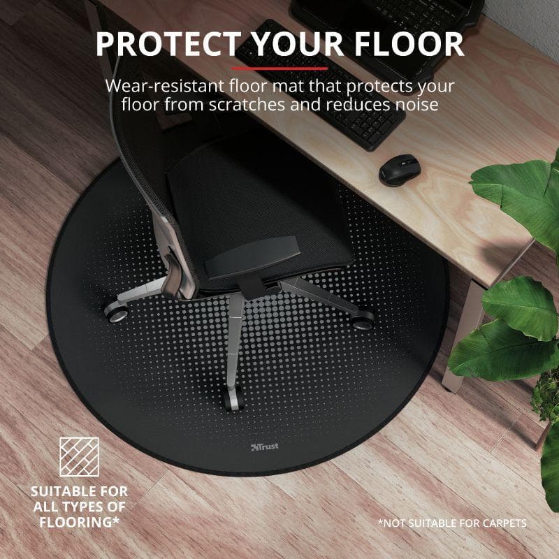 Accesoriu scaun gaming Trust Mika Round Floor Mat - 2
