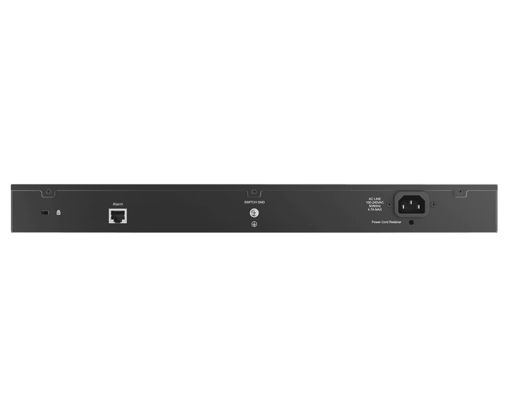 D-Link Switch DSS-200G-28MP,24 x 10/100/1000 Mbps PoE, 4 x Combo - 3