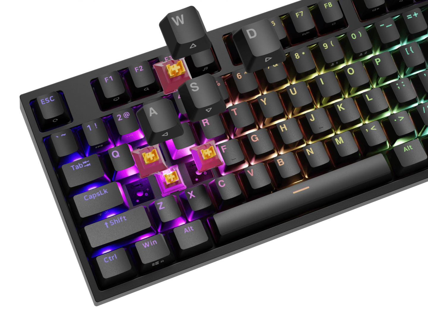 Tastatura gaming mecanica cu fir Genesis Thor 404 , iluminare - 6