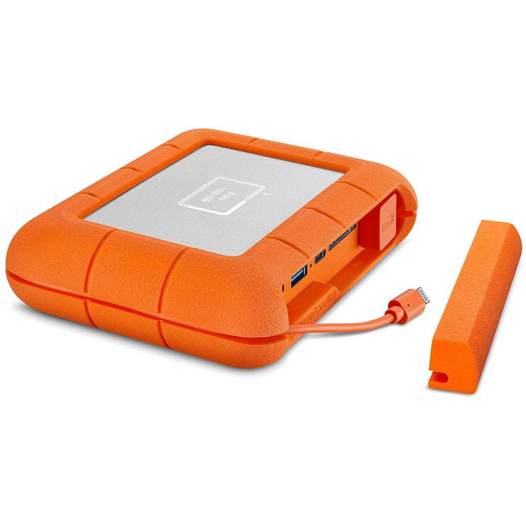 SSD extern LaCie Rugged, 500 GB, USB 3.2 Gen 2,