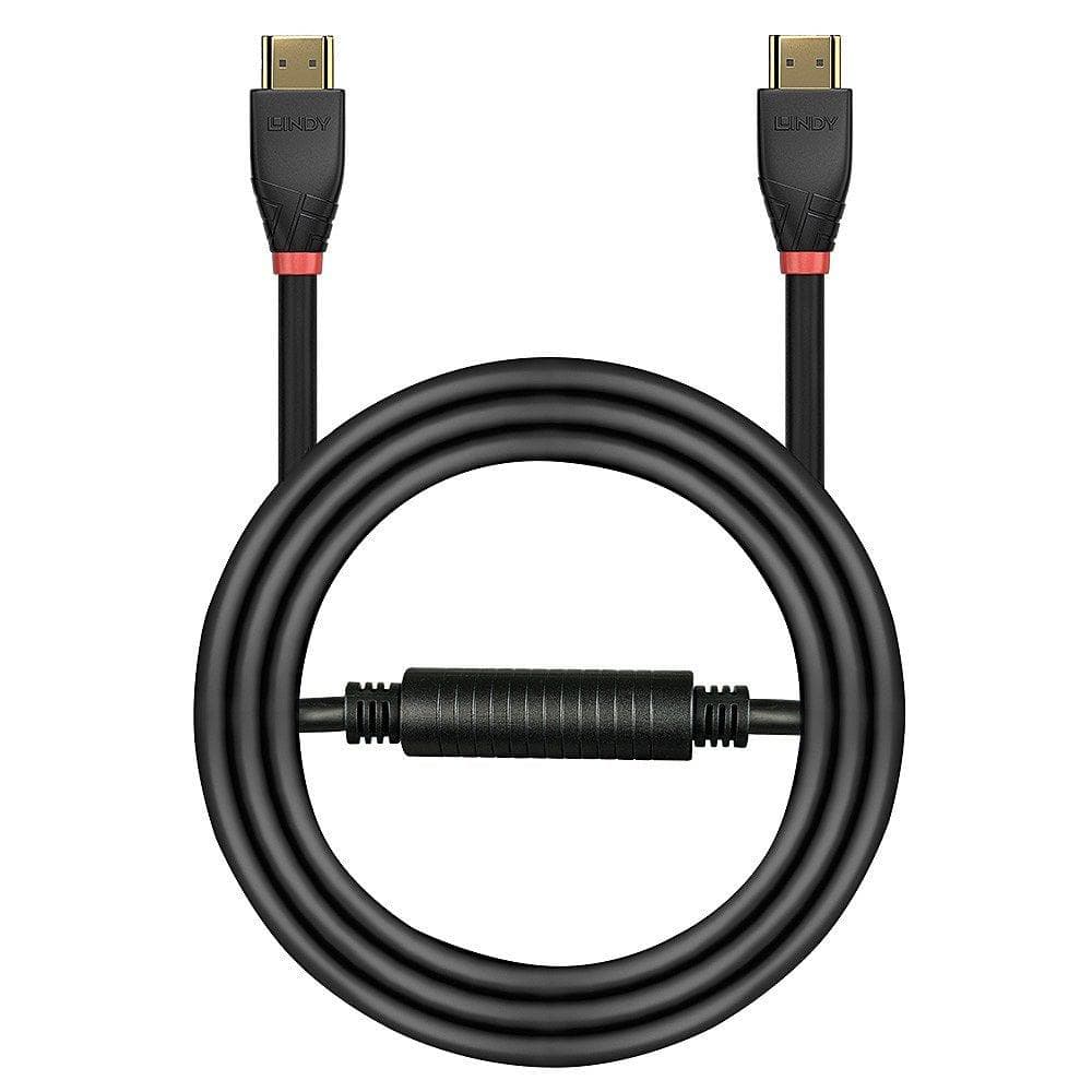 Cablu Lindy LY-41073, Active HDMI 2.0 18G, negru - 2