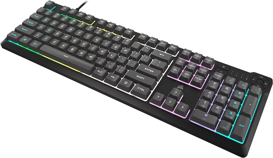 Tastatura Gaming CORSAIR K55 CORE RGB, RGB, USB, Gri - 2