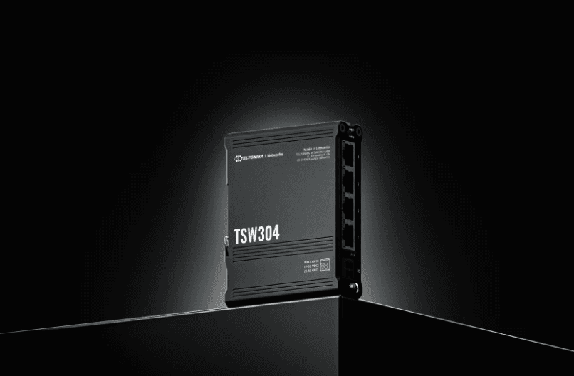 TELTONIKA 4PORT UNMANAGED DIN RAIL SWITCH TSW304, Interfata: 4 x