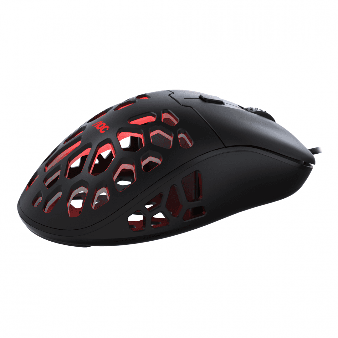 Mouse AOC GM510B, ergonomic, USB 2.0, 16000DPI, 6 butoane, RGB, - 3