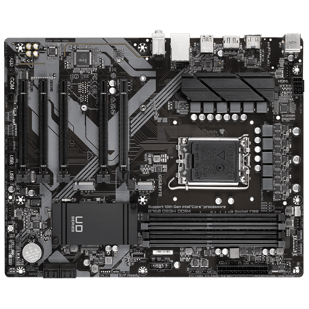 Placa de baza Gigabyte B760 DS3H, Socket 1700, DDR5, ATX - 4