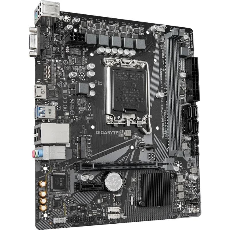 Placa de baza Gigabyte H610M H V3, LGA 1700, DDR4, - 3