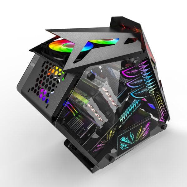 Carcasa PRO GAMING PRO GAMING HERCULE BLACK, Da, Mid Tower, - 3