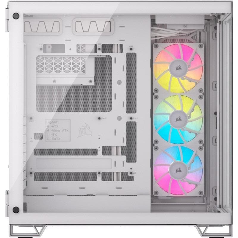 Carcasa CORSAIR iCUE LINK 6500X, RGB, Mid Tower, White - 3