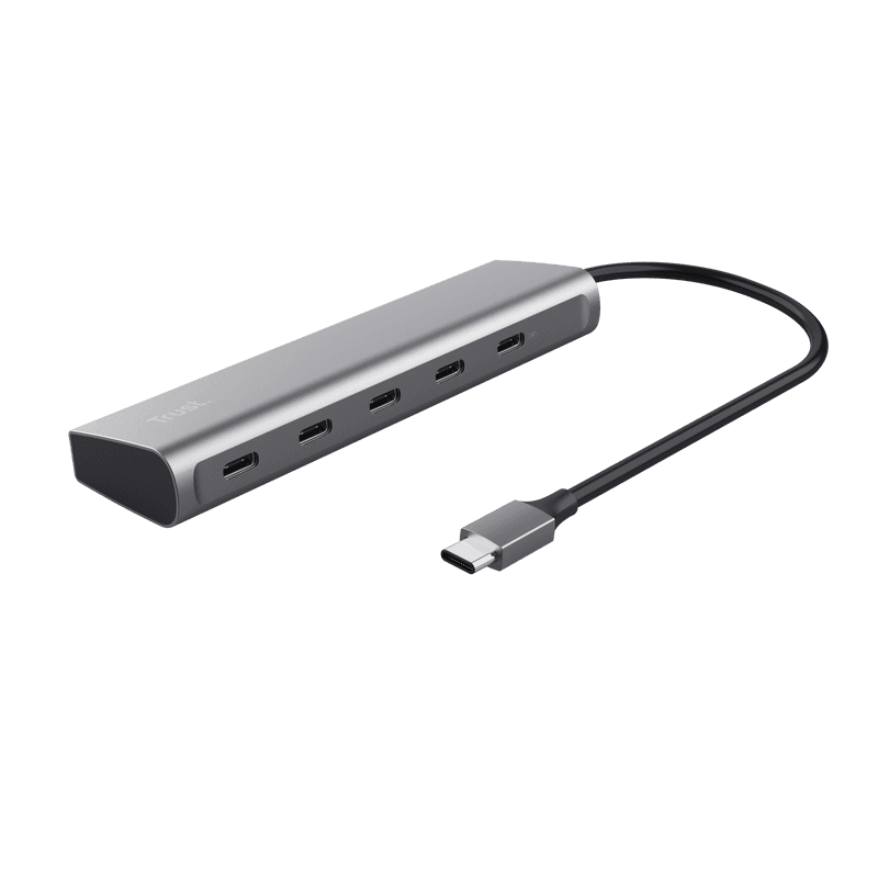 Hub Trust Halyx, 5 porturi USB-C 3.2 gen 1: 1 - 2