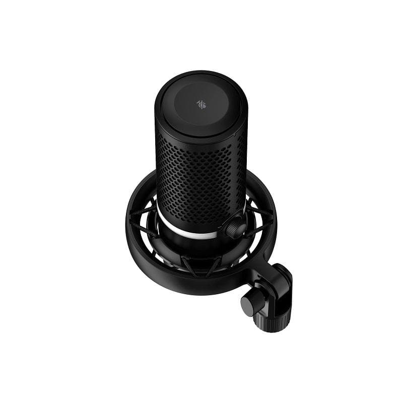 Microfon HP HyperX DuoCast, cardioid, RGB USB, Negru - 2