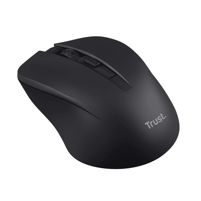 Mouse Wireless Trust Mydo, DPI:1000-1800, negru - 2