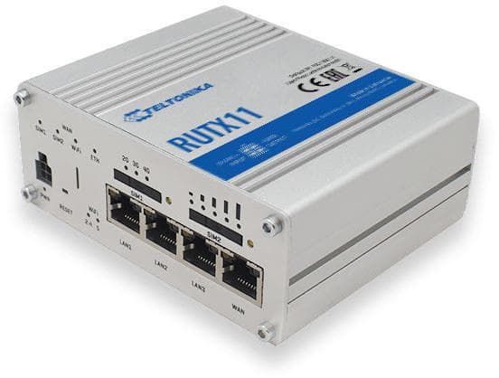 Router industrial IP Teltonika RUTX11, Dual SIM, WiFi, antene 2x