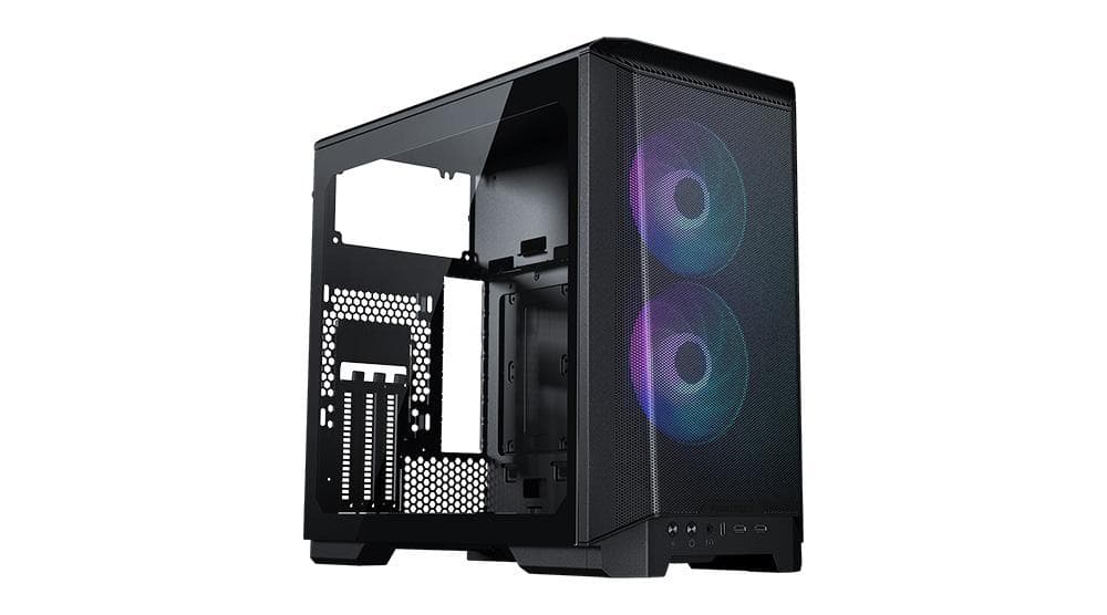 Carcasa PHANTEKS P200A, RGB, Mini Tower, Black - 2