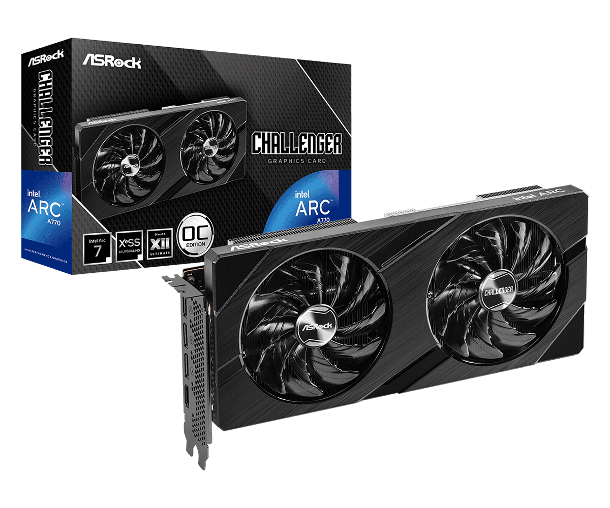 Placa video ASRock Intel Arc A770, 16GB GDDR6, PCI Express