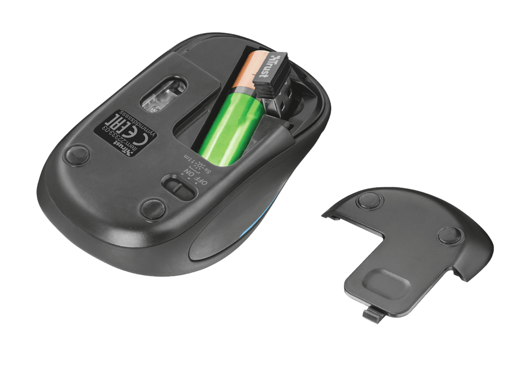 Mouse fara fir Trust Yvi FX Wireless Mouse - negru - 4