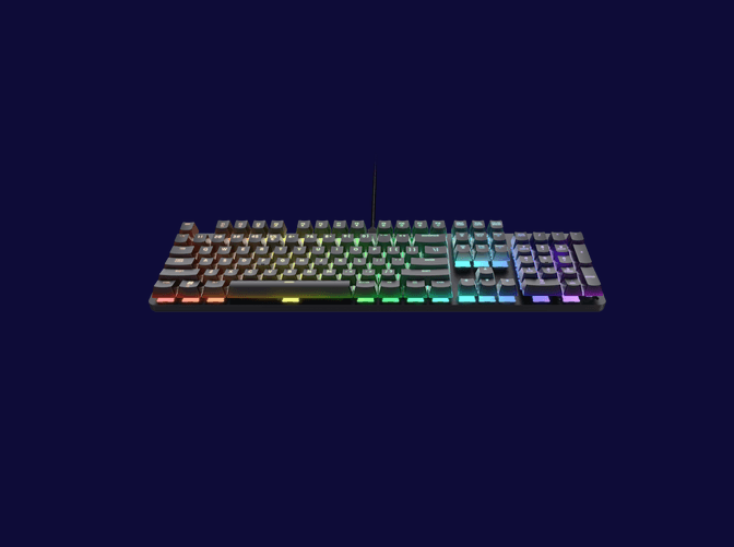 Tastatura mecanica Trust GXT 871 Zora, USB 2.0. nr taste - 2