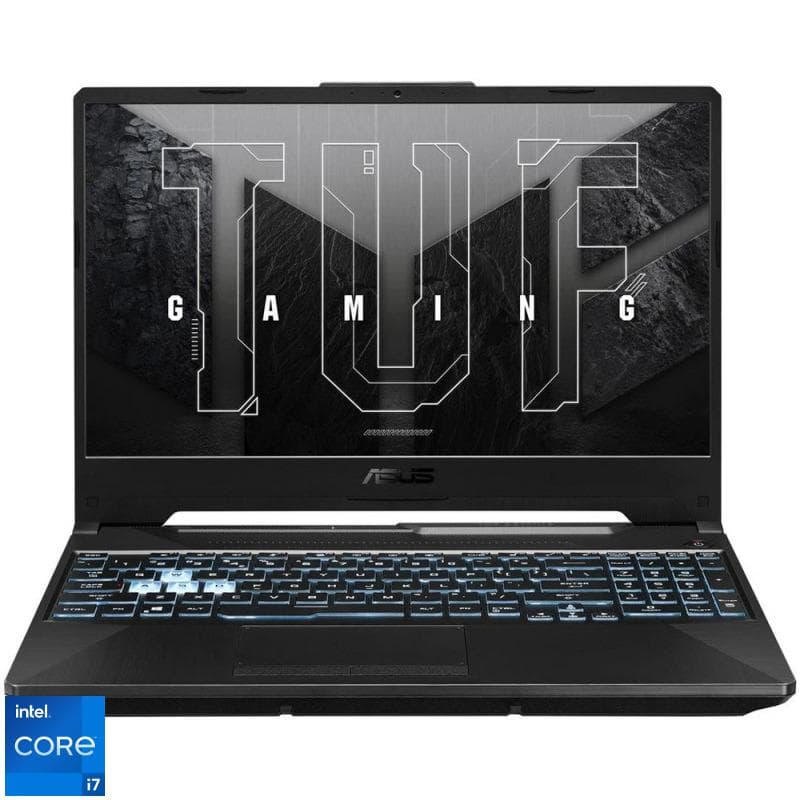 Laptop Gaming ASUS TUF Gaming F15 FX506HCB, cu procesor Intel