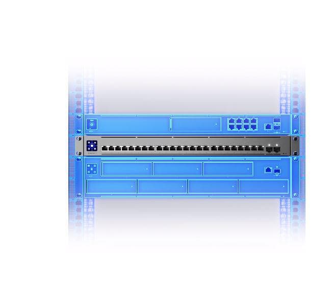 Ubiquiti UniFi Switch, USW-ENTERPRISE-24, interfata:  24 x 10GbE RJ45, - 3