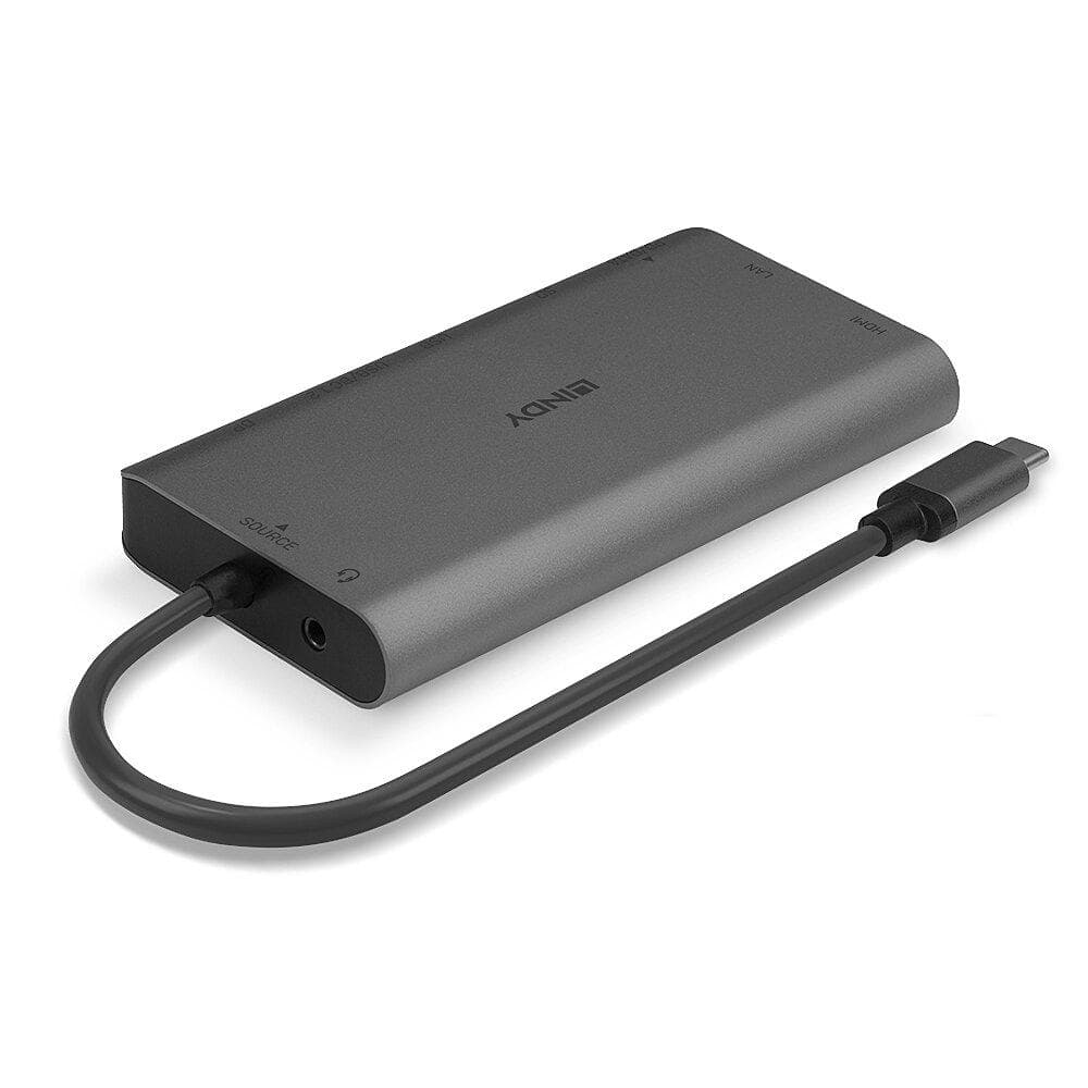 Mini Docking Station Lindy USB 3.2 Type C - 4K - 3