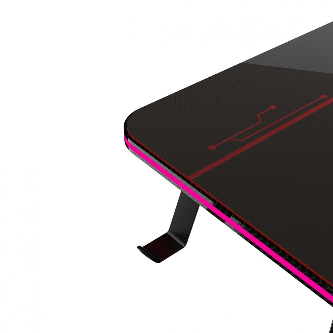 Birou electric Serioux Carbon Pro RGB, reglabil pe inălțime, Dimensiuni - 7
