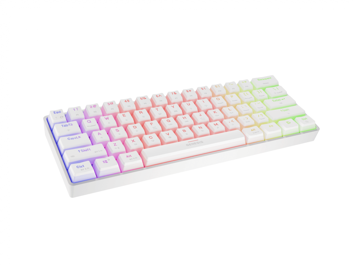 Tastatura gaming mecanica wireless Genesis Thor 660 G2 60% , - 4