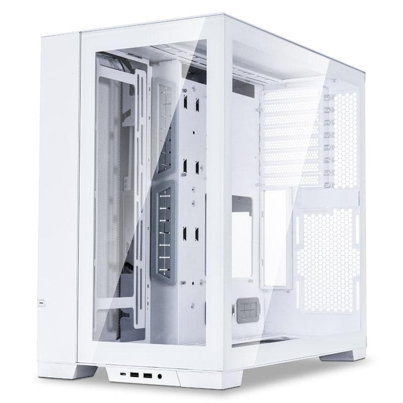Carcasa Lian Li Dynamic EVO Snow, RGB, Mid Tower, White - 2