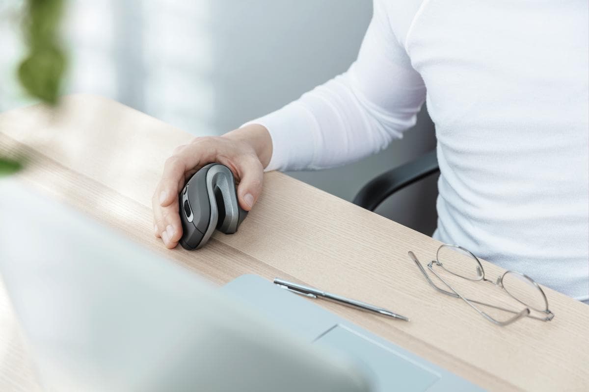 Mouse Trust Verro Ergonomic, Wireless, negru - 7