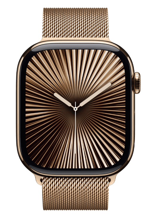 Apple Watch Series 10 Cellular 46mm Natural Titanium Case with