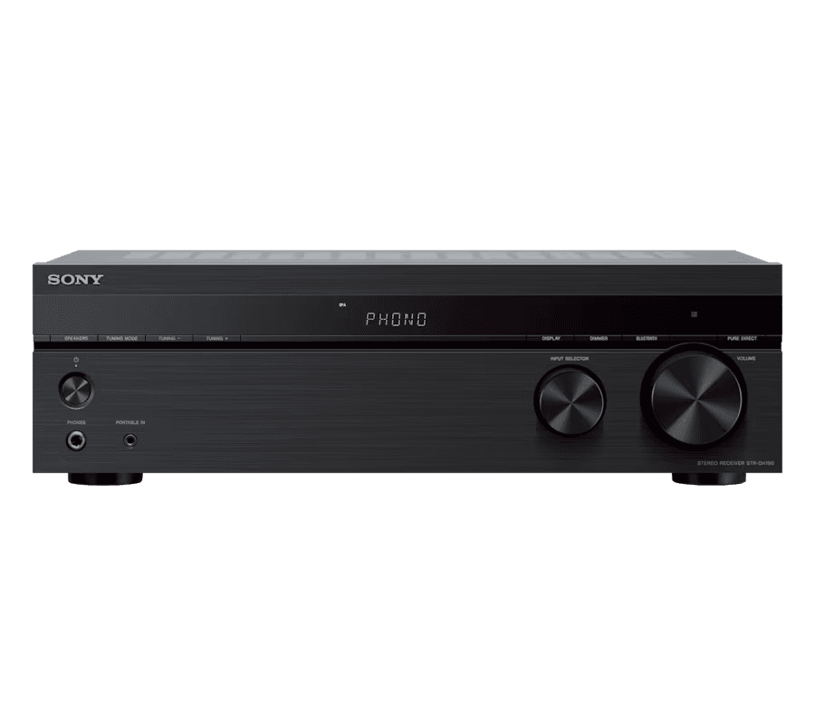 Receiver AV SONY STR-DH190, Stereo, Hi-Res, Intrare Phono, 2 x - 2