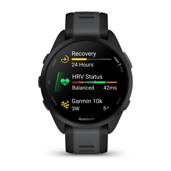 Ceas Garmin Forerunner 165, Black/Grey - 3