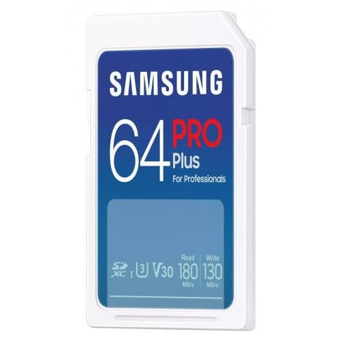 Card de Memorie SDXC Samsung, PRO Plus, 64GB, MB-SD256S/EU, Clasa - 3