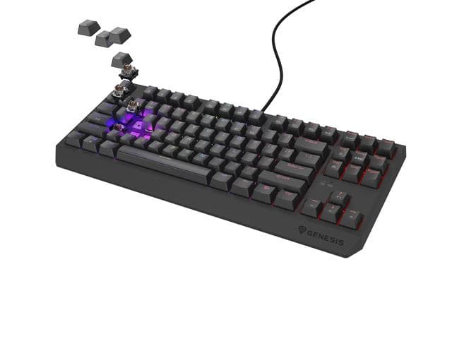 Tastatura gaming mecanica cu fir Genesis Thor 230 TKL, iluminare - 6