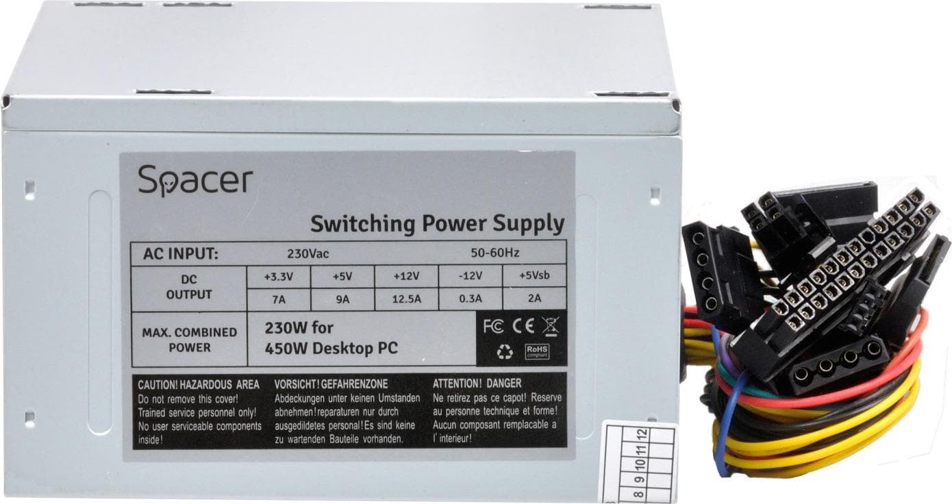 Sursa Spacer SPS-ATX-450, 230W - 2