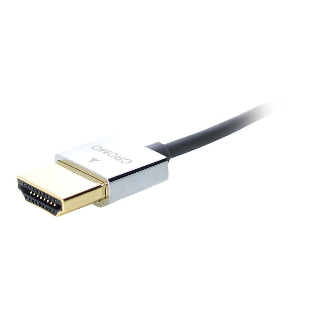 Cablu Lindy LY-41672, HDMI Cromo Slim with Ethernet, 2m, negru - 3