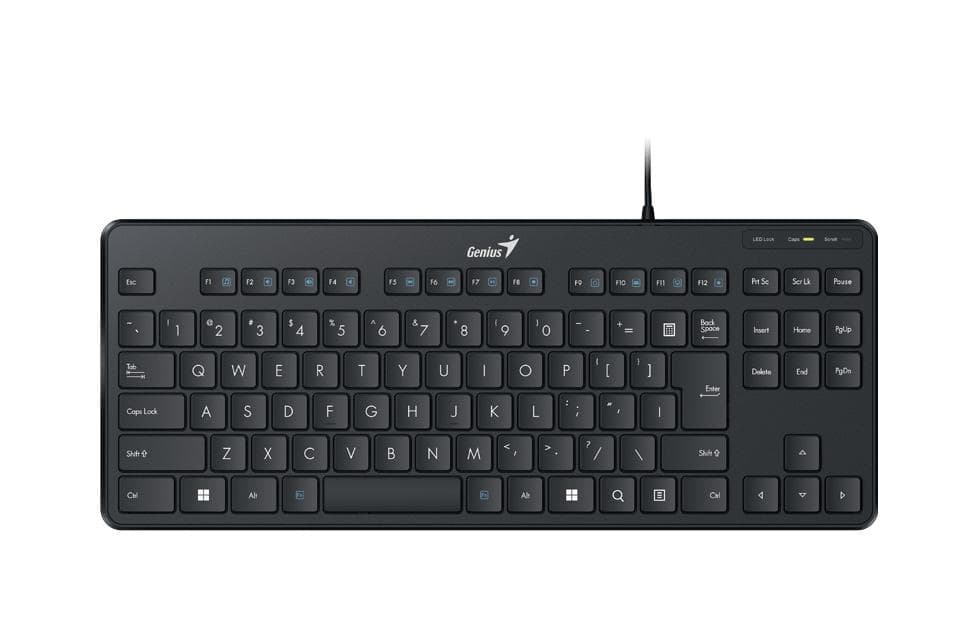 Tastatura Genius Luxemate110 cu fir, standard, TKL (fara keypad), negru 