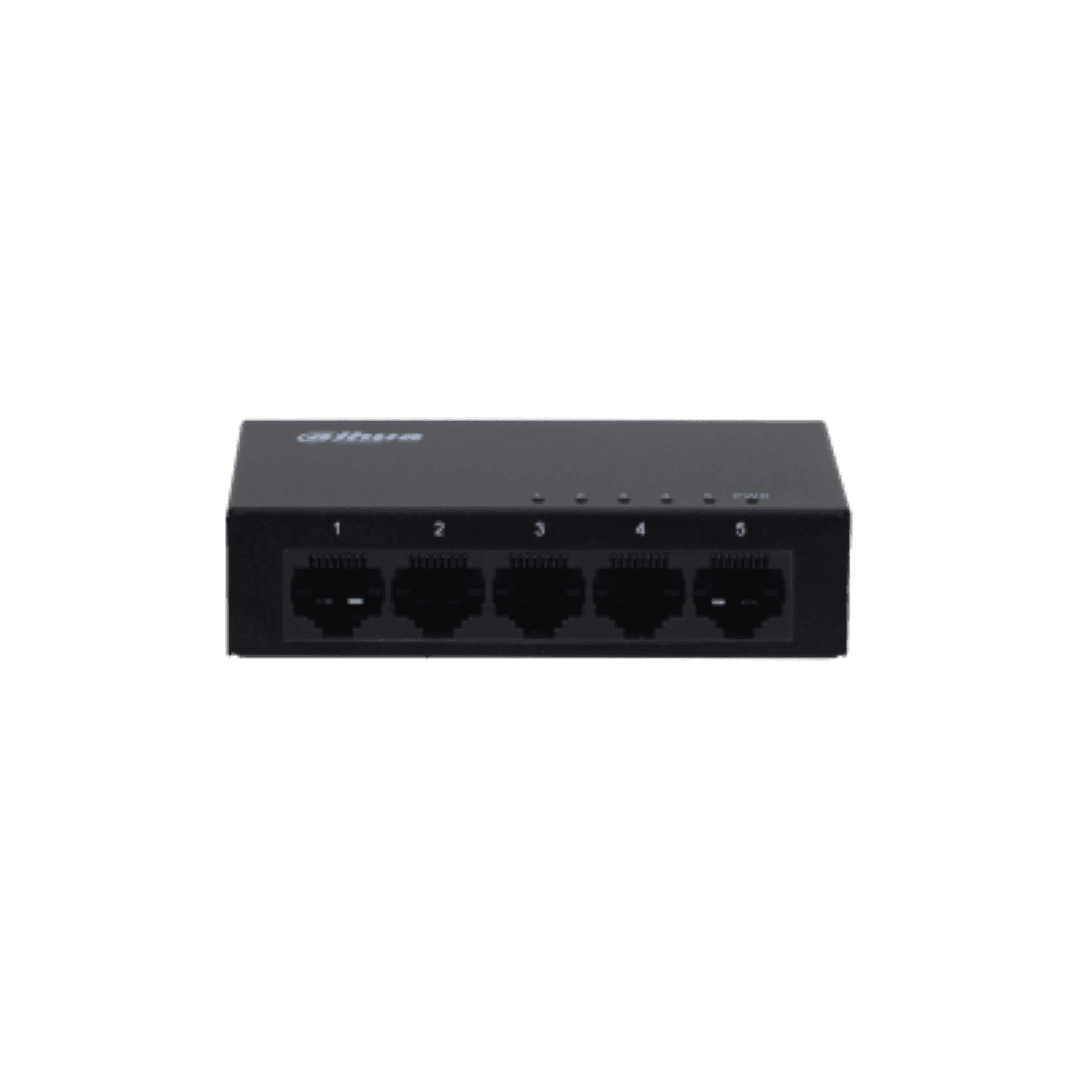 Switch Dahua 5 Porturi Unmanaged, Gigabit, PFS3005-5GT-L, Interfata: 5 x - 3