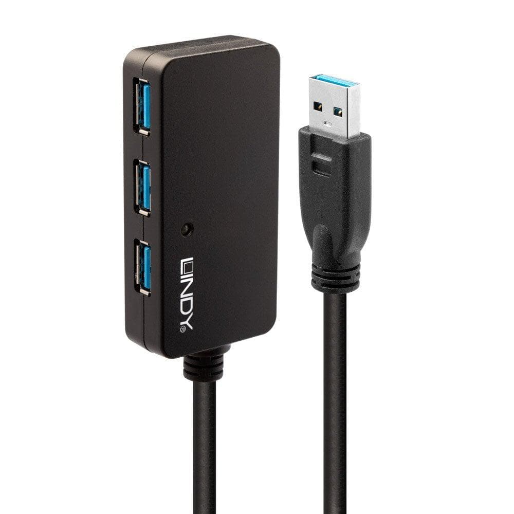 Hub USB Lindy LY-43159, 4 USB 3.0, negru - 2