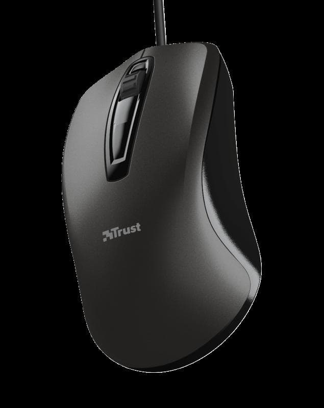 Mouse Trust Carve, USB Mouse, negru - 4