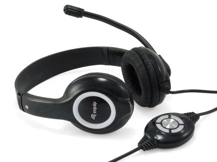 Casti Head-band EQUIP Stereo USB Headset, Wired, Negru - 4